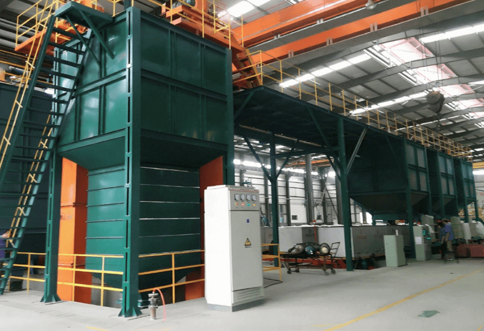 Lost foam casting production line