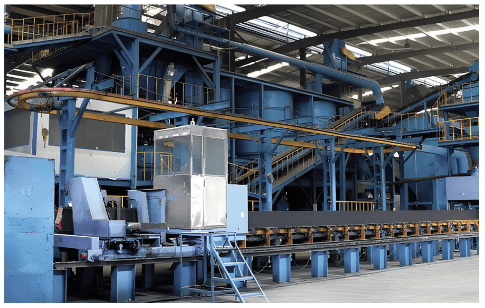 Investment casting production line